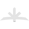 Ekena Millwork Alberta Architectural Grade PVC Gable Bracket, 72"W x 33"H x 6"D x 6"F, 11/12 Pitch GBP072X33X0606ALB00 - alternate 4